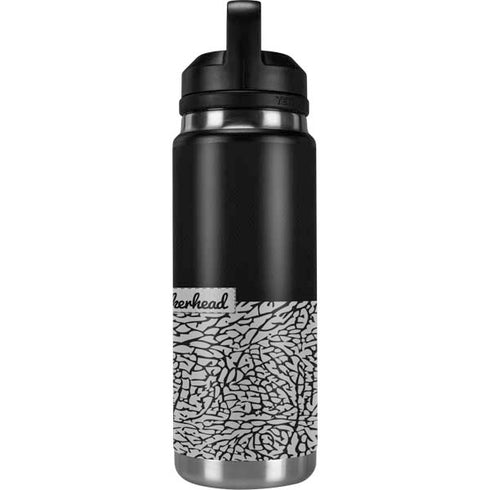 Elephant Print Sneakerhead Black YETI Rambler 26oz Bottle Skin
