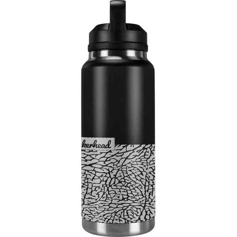 Elephant Print Sneakerhead Black YETI Rambler 36oz Bottle Skin