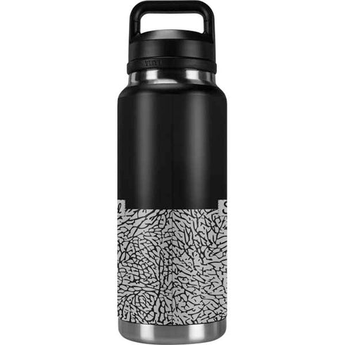 Elephant Print Sneakerhead Black YETI Rambler 36oz Bottle Skin