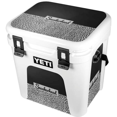 Elephant Print Sneakerhead Black YETI Roadie 24 Hard Cooler Skin