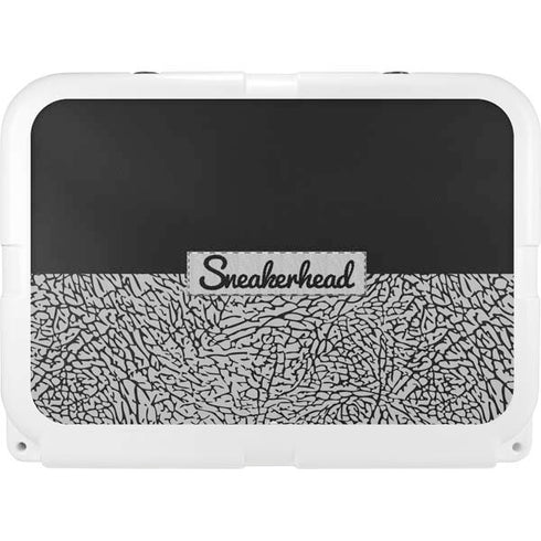 Elephant Print Sneakerhead Black YETI Tundra 35 Hard Cooler Skin