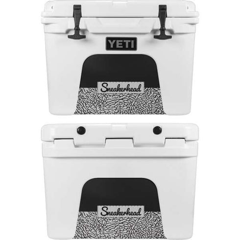 Elephant Print Sneakerhead Black YETI Tundra 35 Hard Cooler Skin