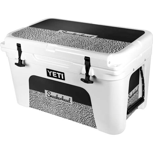 Elephant Print Sneakerhead Black YETI Tundra 45 Hard Cooler Skin