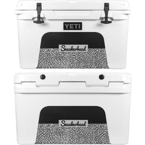 Elephant Print Sneakerhead Black YETI Tundra 45 Hard Cooler Skin
