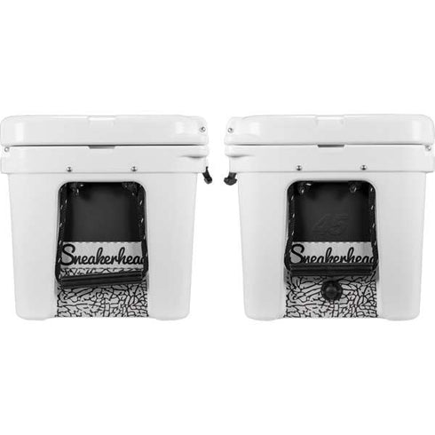 Elephant Print Sneakerhead Black YETI Tundra 45 Hard Cooler Skin
