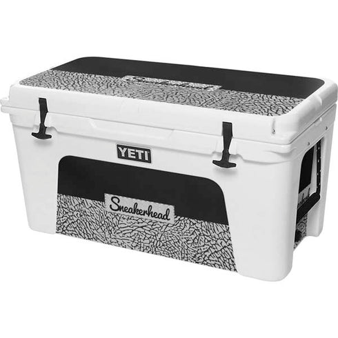 Elephant Print Sneakerhead Black YETI Tundra 75 Hard Cooler Skin