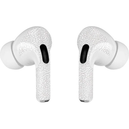 Elephant Print White AirPods Pro 2nd Gen Skin