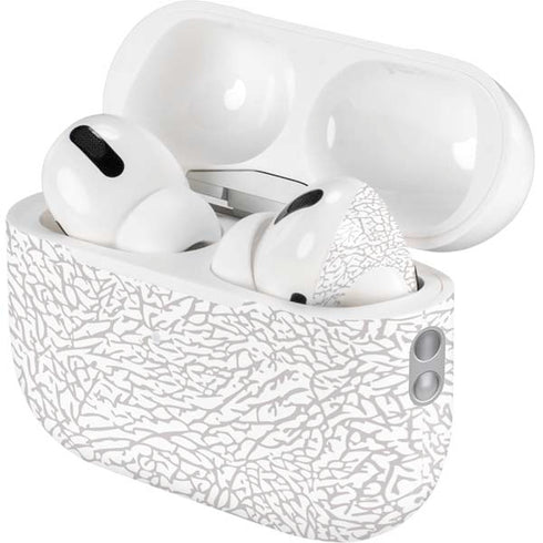 Elephant Print White AirPods Pro 2nd Gen Skin