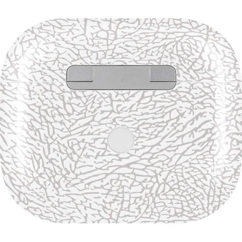 Elephant Print White Apple AirPods (3rd Gen 2021) Skin