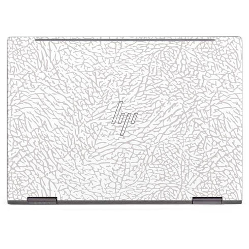 Elephant Print White HP Envy Skin
