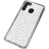 Elephant Print White Galaxy A21 Clear Case