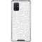 Elephant Print White Galaxy A71 5G Clear Case