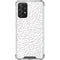 Elephant Print White Galaxy A72 5G Clear Case