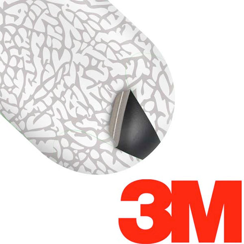 Elephant Print White Galaxy Buds Skin