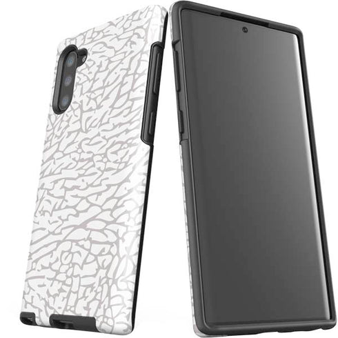 Elephant Print White Galaxy Note 10 Pro Case
