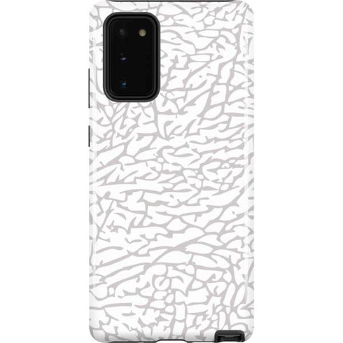 Elephant Print White Galaxy Note20 5G Pro Case