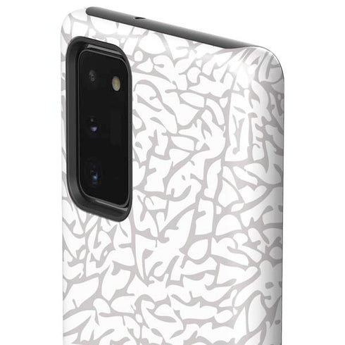 Elephant Print White Galaxy Note20 5G Pro Case