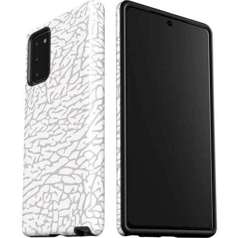 Elephant Print White Galaxy Note20 5G Pro Case