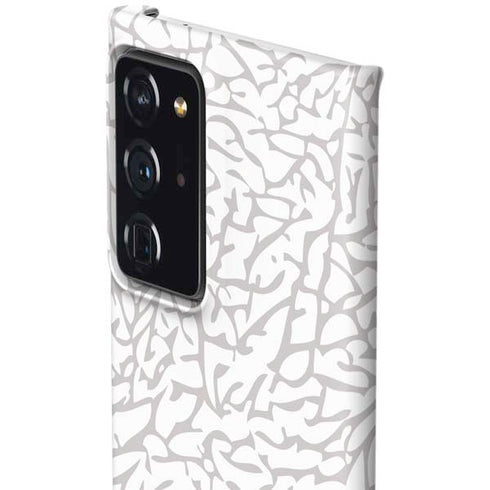 Elephant Print White Galaxy Note20 Ultra 5G Lite Case