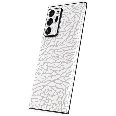 Elephant Print White Galaxy Note20 Ultra 5G Skin