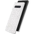 Elephant Print White Galaxy S10 Plus Skin