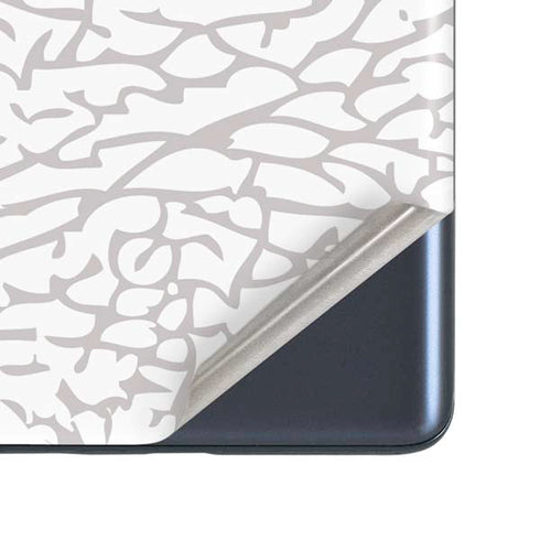 Elephant Print White Galaxy S20 Fan Edition Skin