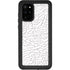 Elephant Print White Galaxy S20 Plus Waterproof Case