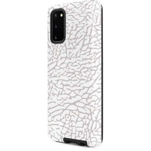 Elephant Print White Galaxy S20 Pro Case