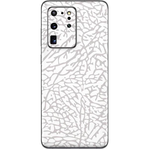 Elephant Print White Galaxy S20 Ultra 5G Skin