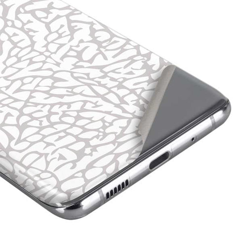 Elephant Print White Galaxy S20 Ultra 5G Skin