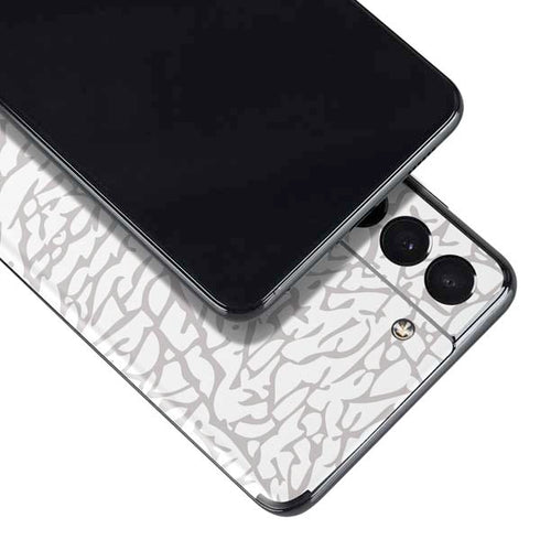 Elephant Print White Galaxy S21 5G Skin