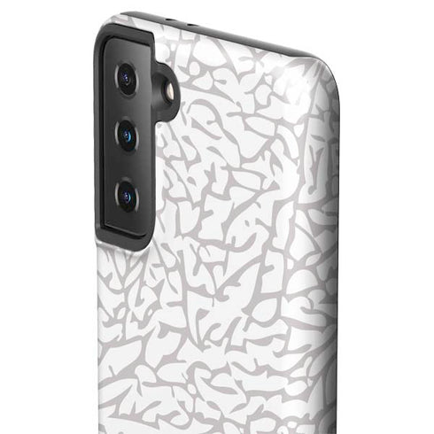 Elephant Print White Galaxy S21 Plus 5G Pro Case