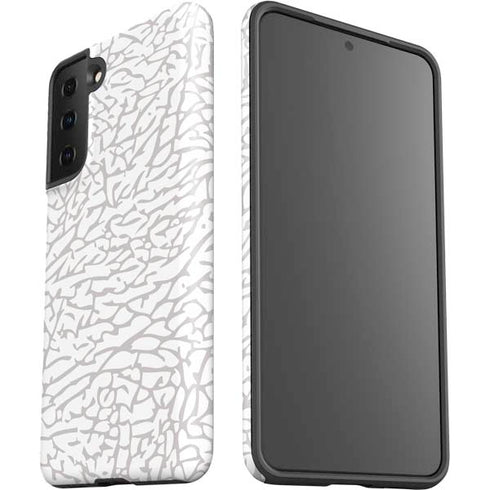 Elephant Print White Galaxy S21 Plus 5G Pro Case