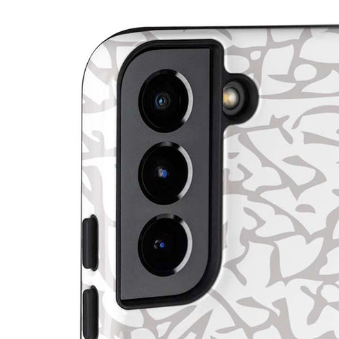 Elephant Print White Galaxy S22 Plus Pro Case