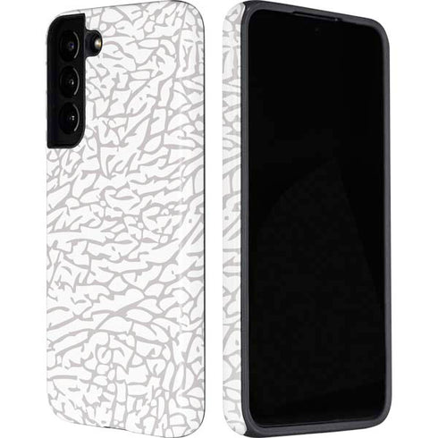 Elephant Print White Galaxy S22 Plus Pro Case