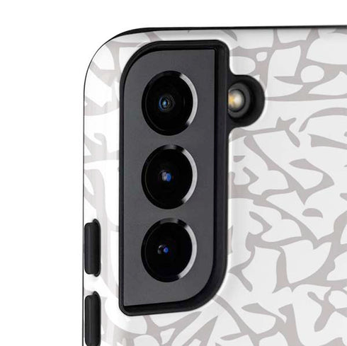 Elephant Print White Galaxy S22 Pro Case