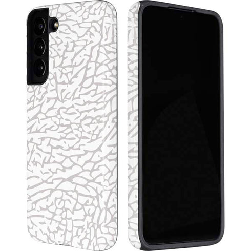 Elephant Print White Galaxy S22 Pro Case