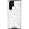 Elephant Print White Galaxy S22 Ultra Clear Case
