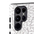 Elephant Print White Galaxy S22 Ultra Pro Case