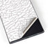 Elephant Print White Galaxy S22 Ultra Skin