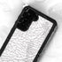 Elephant Print White Galaxy S23 Waterproof Case