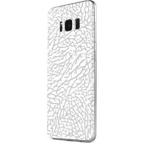 Elephant Print White Galaxy S8 Plus Skin
