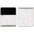 Elephant Print White Galaxy Z Flip3 5G Skin