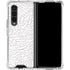 Elephant Print White Galaxy Z Fold4 5G Clear Case