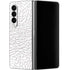 Elephant Print White Galaxy Z Fold4 5G Skin
