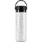 Elephant Print White Hydro Flask 20oz Wide Mouth Skin