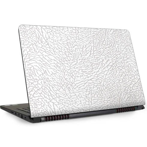 Elephant Print White Dell Inspiron Skin