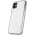 Elephant Print White iPhone 11 Clear Case