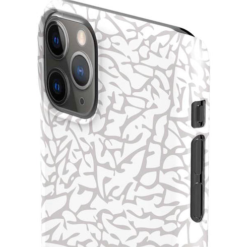 Elephant Print White iPhone 11 Pro Max Lite Case