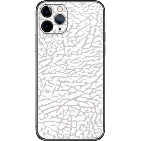 Elephant Print White iPhone 11 Pro Skin